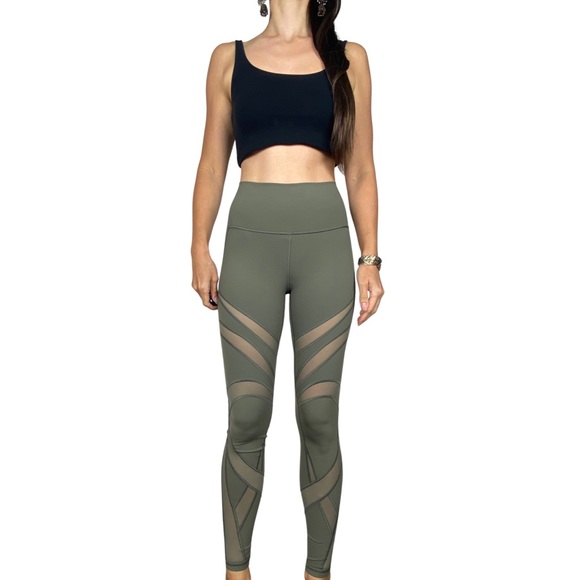 LULULEMON Sage Wunder Under Hi-Rise Tight Mesh Activewear Tights Size US 6 AU 10 - Picture 5 of 13